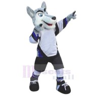 Husky Dog Mascot Costume Animal in Sport Clothes