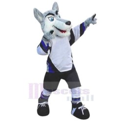 Husky Dog Mascot Costume Animal in Sport Clothes