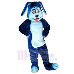 Super Cute Blue Dog Mascot Costume Animal