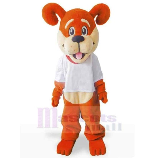 Super Cute Orange Dog Mascot Costume Animal