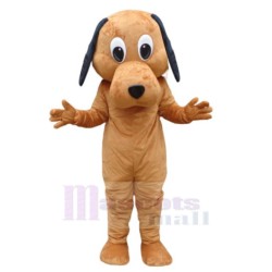 Super Cute Yellow Dog Mascot Costume Animal