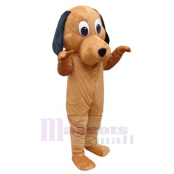 Super Cute Yellow Dog Mascot Costume Animal