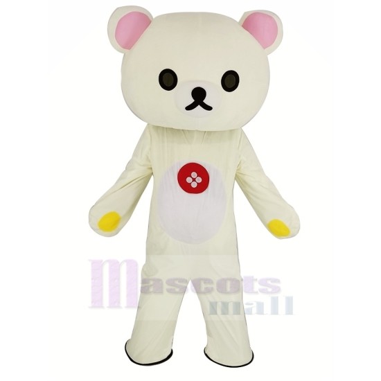 Milky Korilakkuma Bear Japanese Cartoon Rilakkuma Mascot Costume