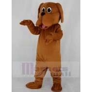 Brown Bloodhound Dog Mascot Costume Animal