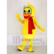 Cute Yellow Duck Mascot Costume Animal