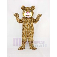 Strong Power Jaguar Mascot Costume Animal