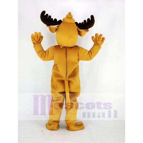 Strong Power Muscle Moose Mascot Costume Animal