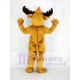 Strong Power Muscle Moose Mascot Costume Animal