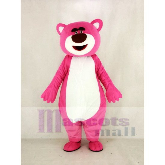 Pink Bear Mascot Costume Animal