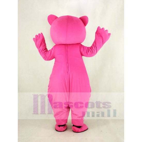 Pink Bear Mascot Costume Animal