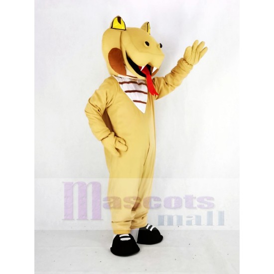 Realistic Cobra Snake Mascot Costume Animal