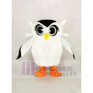 Funny White Owl Mascot Costume Animal