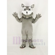 Power Gray Husky Dog Mascot Costume Animal