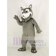 Power Gray Husky Dog Mascot Costume Animal