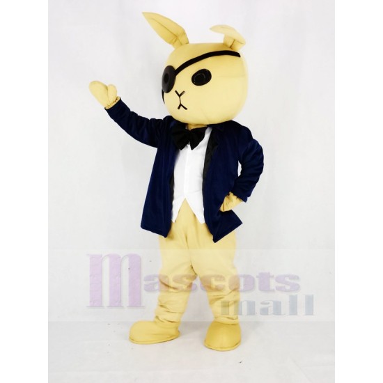 Rabbit Butler Mascot Costume with Suit