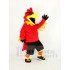 Rock Rooster Mascot Costume with Black Trousers