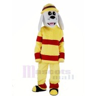 New Sparky the Fire Dog Mascot Costume Cartoon