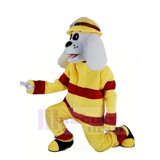 New Sparky the Fire Dog Mascot Costume Cartoon