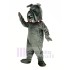 Dark Gray Bully Bulldog Mascot Costume Animal