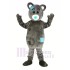 Gray Teddy Bear Mascot Costume Cartoon Male