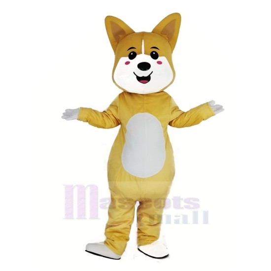 Yellow Lucky Dog Mascot Costume Shiba Inu Akita