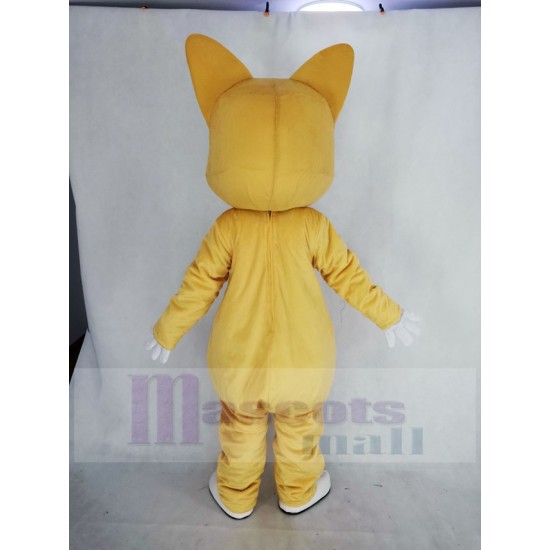 Yellow Lucky Dog Mascot Costume Shiba Inu Akita