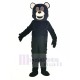 Smiling Black Bear Mascot Costume Animal