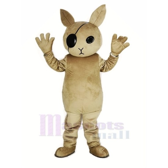 Rabbit Butler Mascot Costume Cartoon