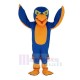 Royal Blue and Orange Falcon Mascot Costume Animal