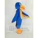 Royal Blue and Orange Falcon Mascot Costume Animal