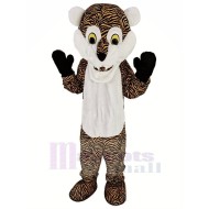 Tigre à barbe blanche Costume de mascotte Animal