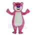 Toy Story Lotso Pink Bear Mascot Costume with Purple Nose