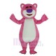 Toy Story Lotso Pink Bear Mascot Costume with Purple Nose