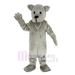 Hairy White Scottie Dog Mascot Costume Animal