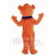 Orange Teddy Bear Mascot Costume