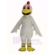 Poulet Blanc Costume de mascotte Animal