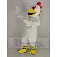 Poulet Blanc Costume de mascotte Animal