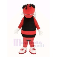 Rojo y negro Avispón abeja Disfraz de mascota Insecto
