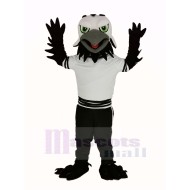 En blanco y negro Águila Disfraz de mascota Animal