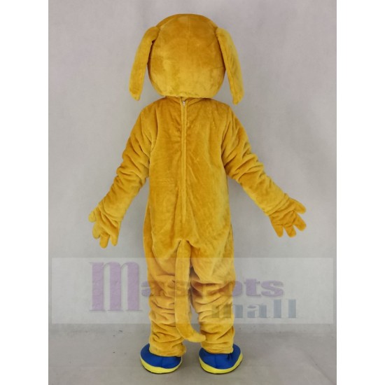 Golden Dog Mascot Costume Animal