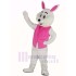 Wendell Easter Bunny Rabbit Mascot Costume in Pink Vest