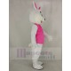 Wendell Easter Bunny Rabbit Mascot Costume in Pink Vest