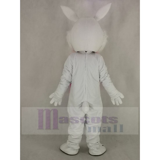 Wendell Easter Bunny Rabbit Mascot Costume in Pink Vest