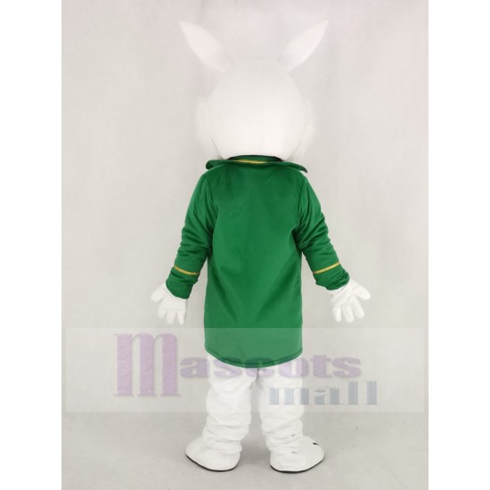 Wendell Easter Bunny Rabbit Mascot Costume in Green Coat