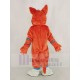 Orange and Blue Husky Dog Fursuit Mascot Costume Animal