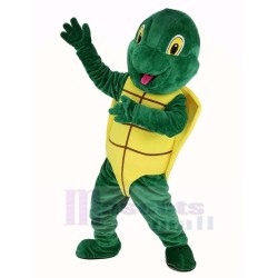 Plush Green Turtle Mascot Costume Animal