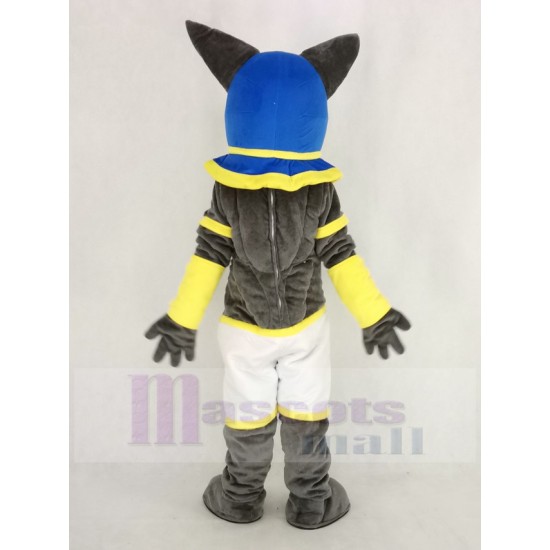 Gray Wolf Mascot Costume Animal