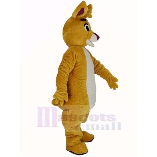 Funny Yellow Rabbit Mascot Costume Animal