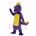 Purple Dunkan Dragon Mascot Costume Animal