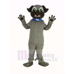 Gray Puppy Dog Mascot Costume Animal